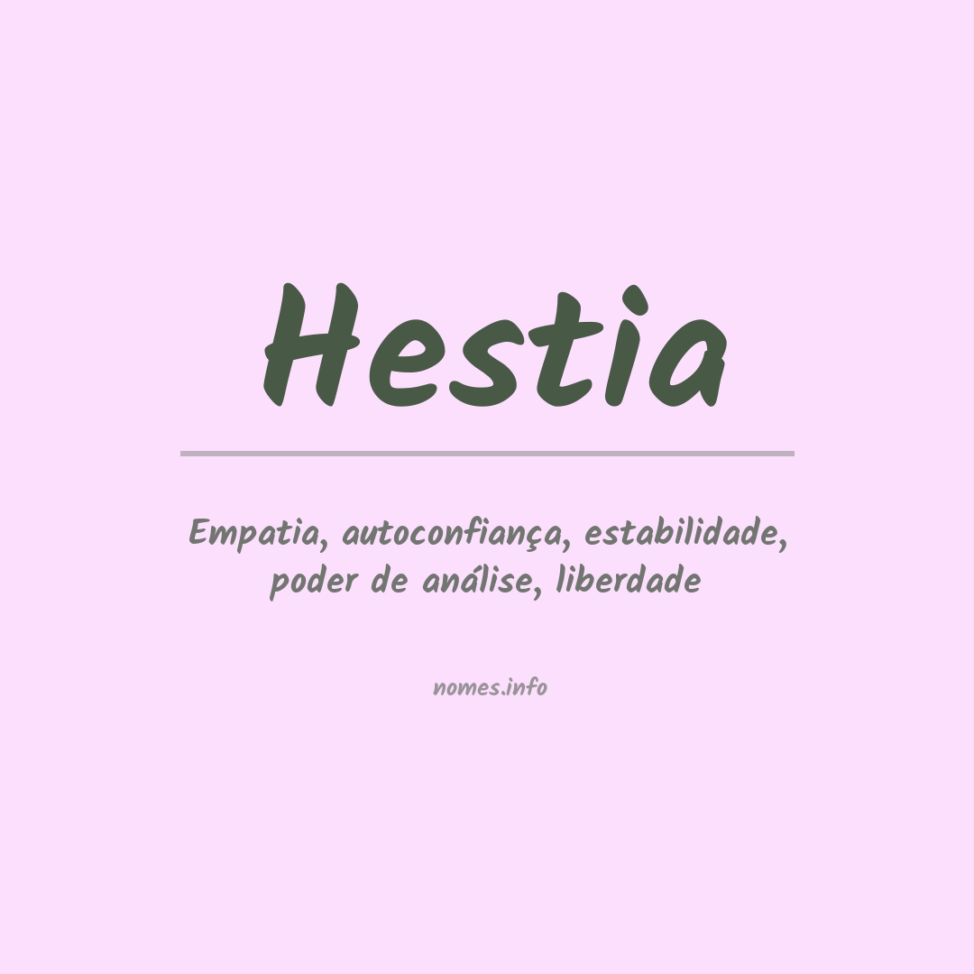 Significado do nome Hestia
