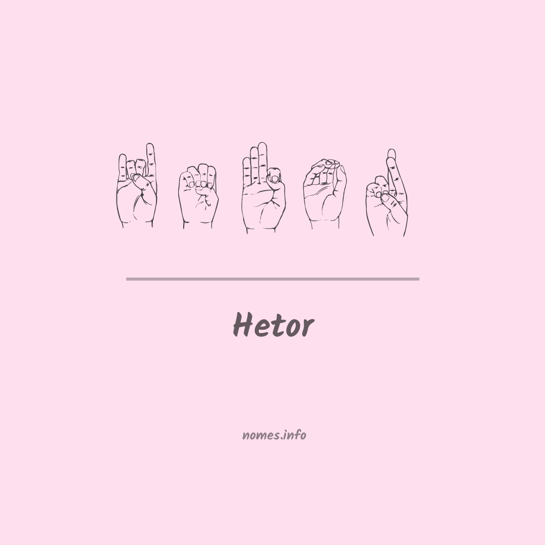 Hetor em Libras