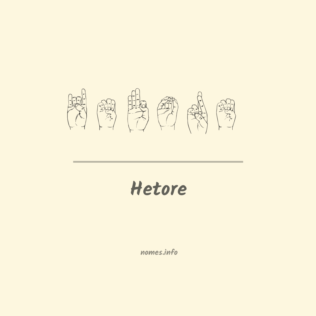 Hetore em Libras