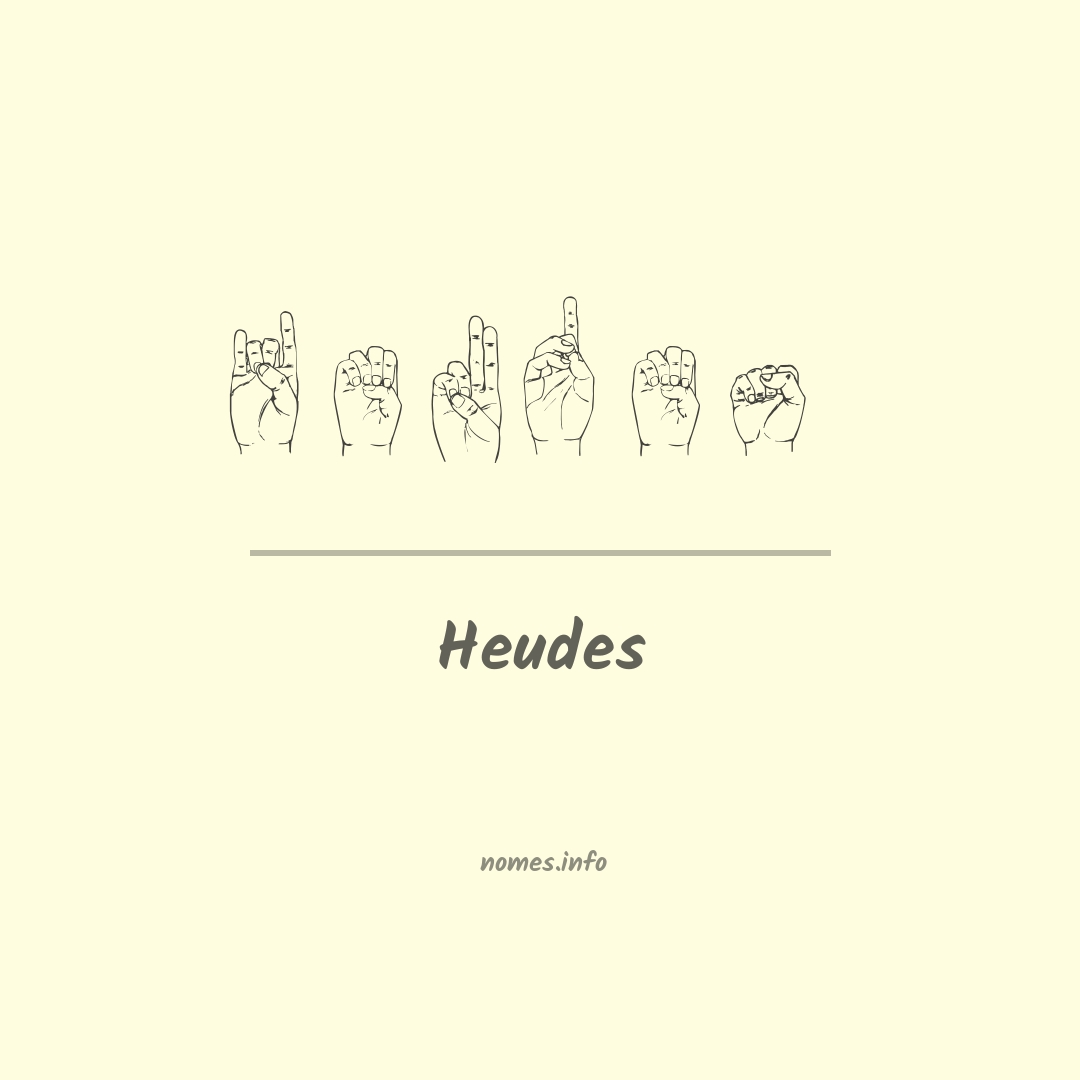 Heudes em Libras