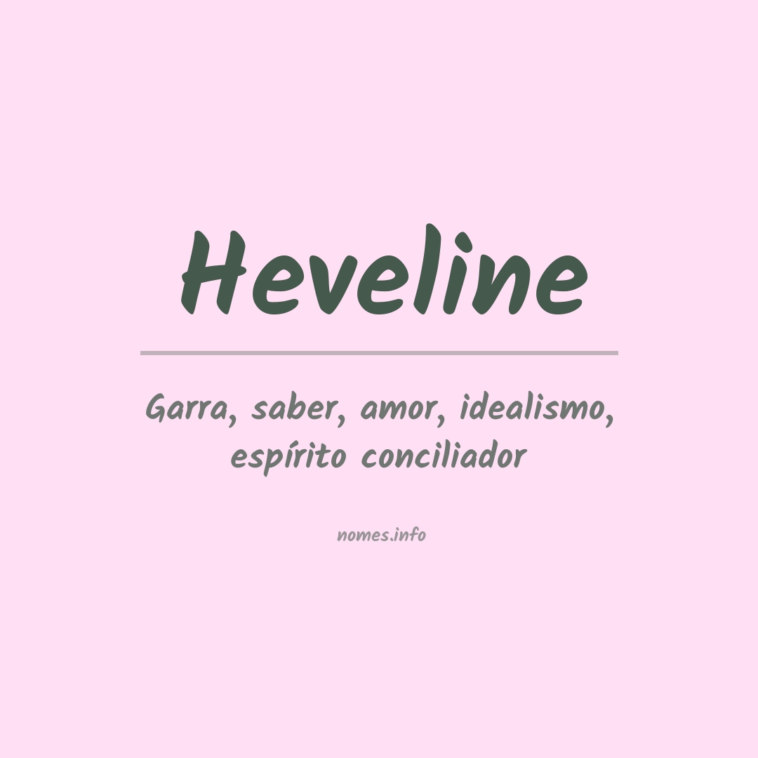 Significado do nome Heveline