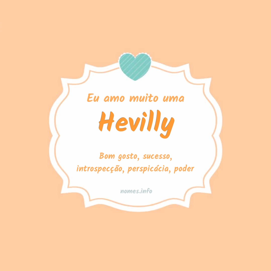 Eu amo muito Hevilly