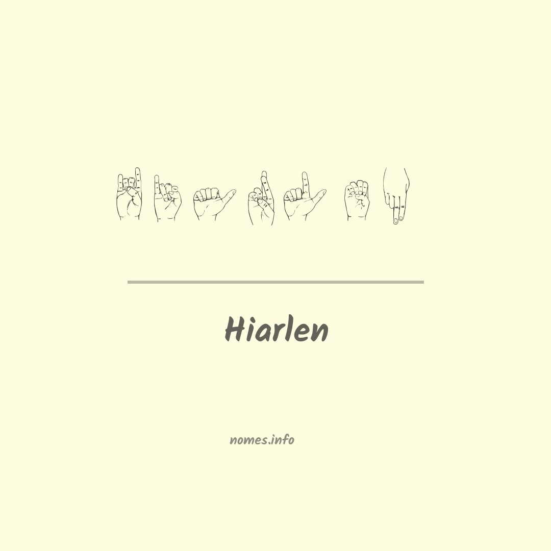 Hiarlen em Libras