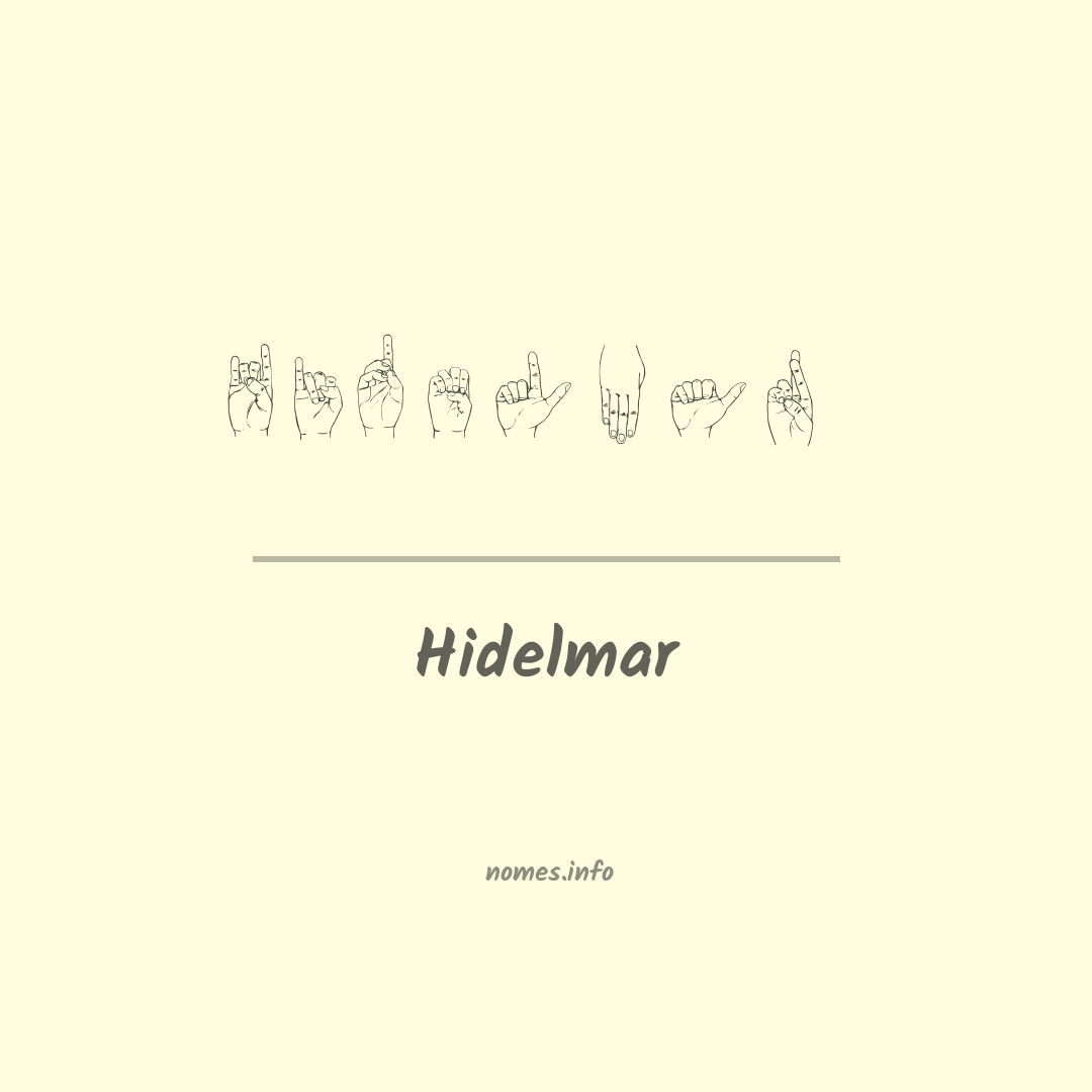 Hidelmar em Libras