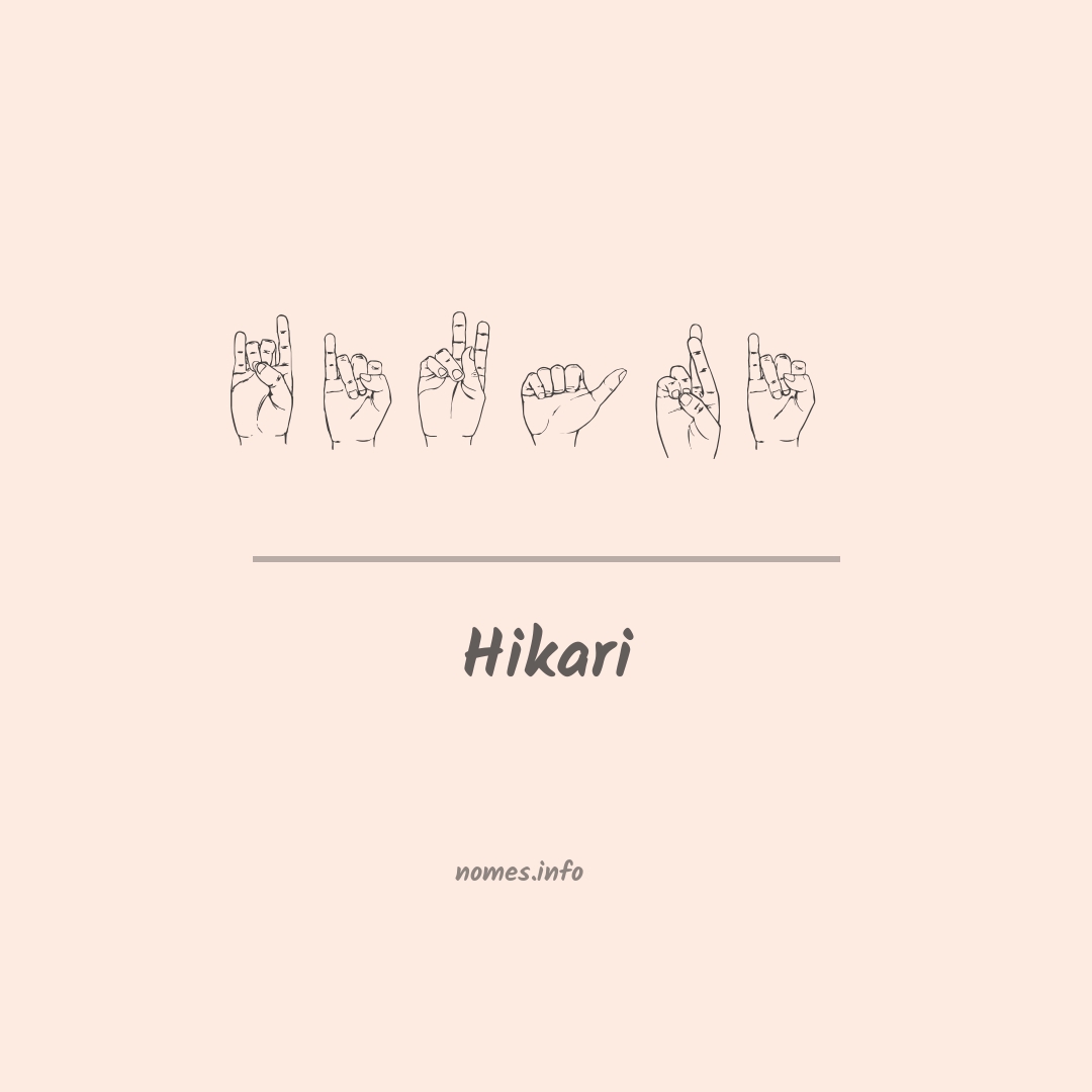 Hikari em Libras