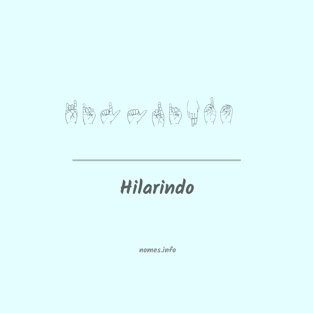 Hilarindo em Libras
