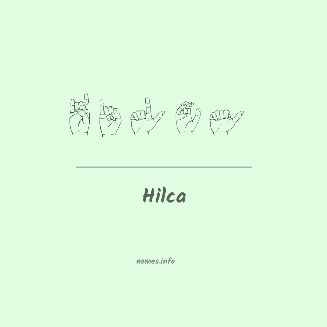 Hilca em Libras