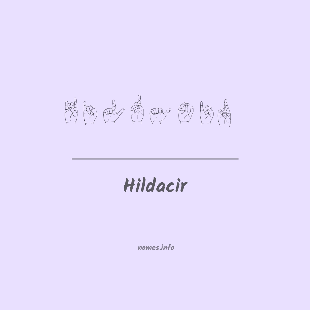 Hildacir em Libras