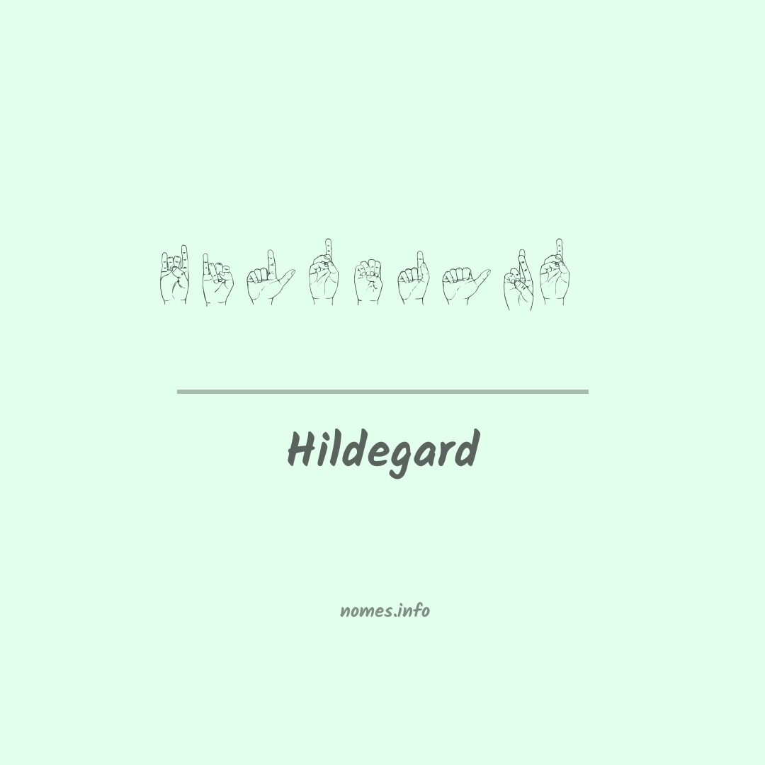 Hildegard em Libras