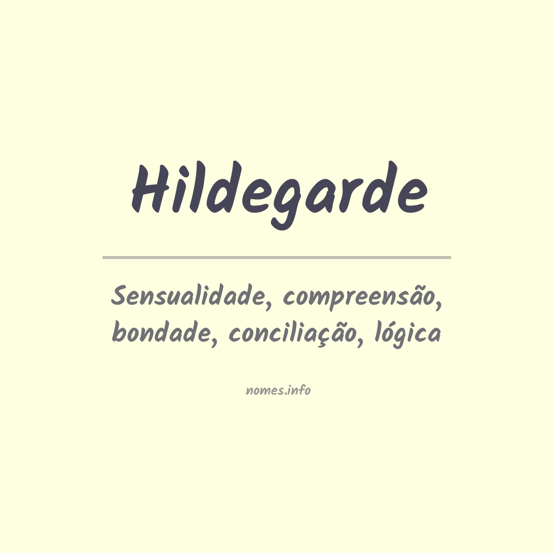 Significado do nome Hildegarde