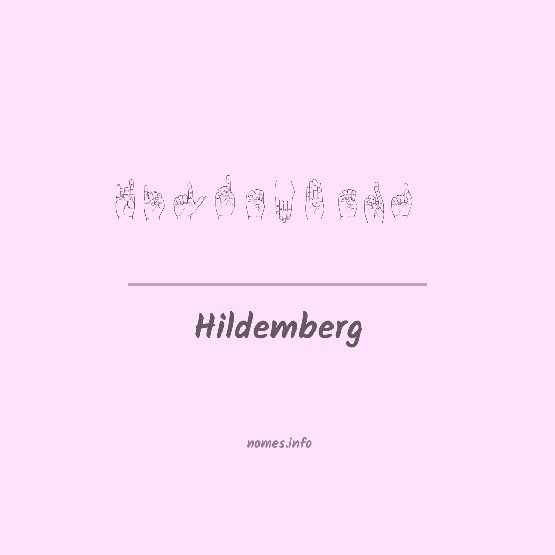 Hildemberg em Libras