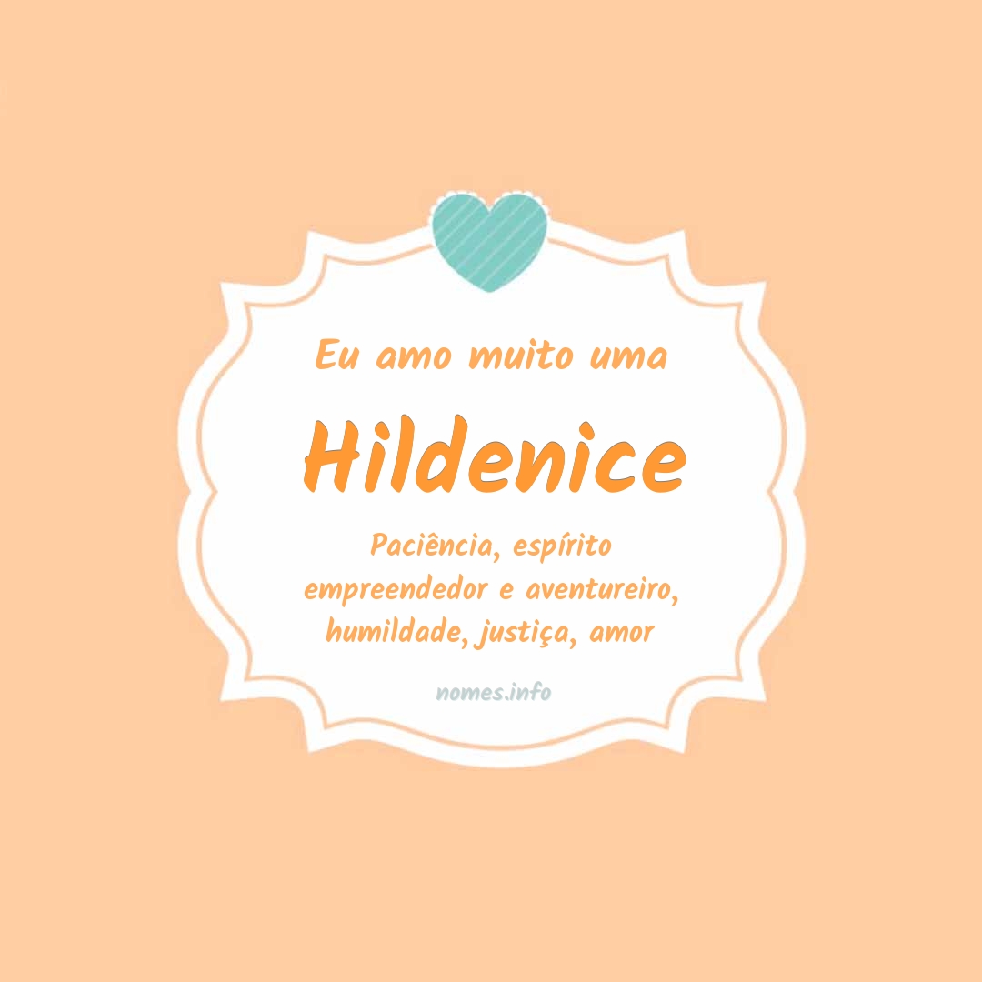 Eu amo muito Hildenice