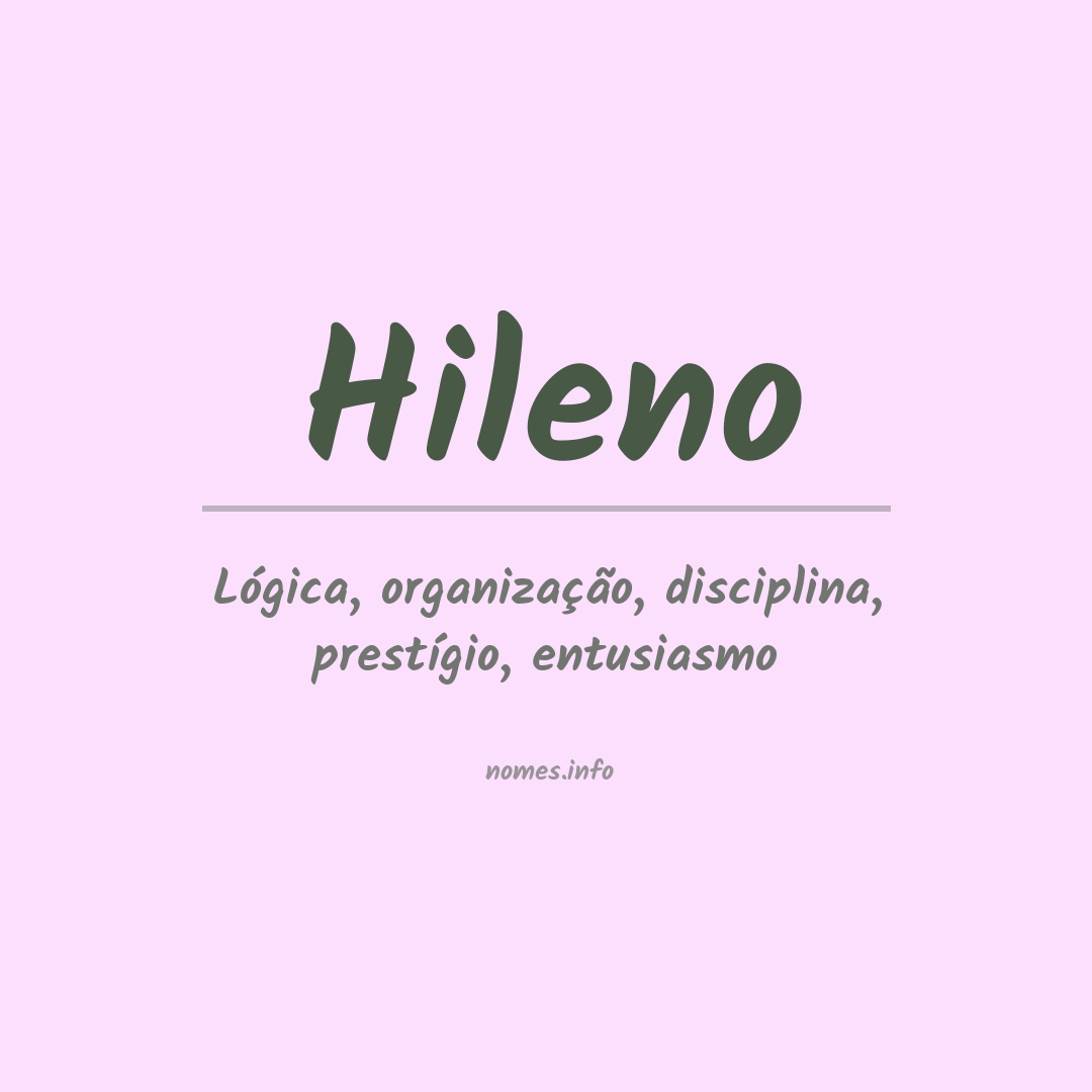 Significado do nome Hileno