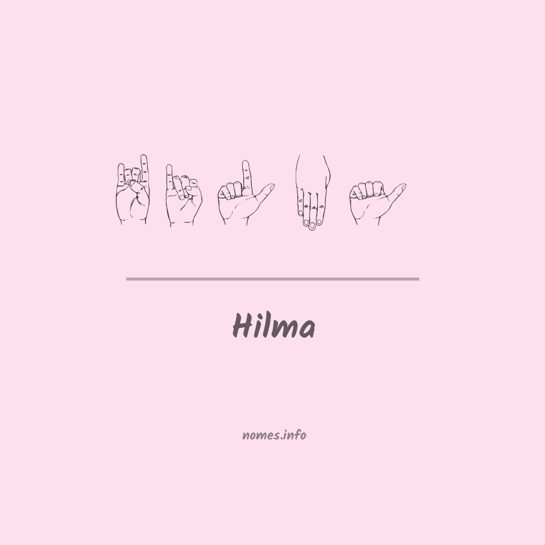 Hilma em Libras