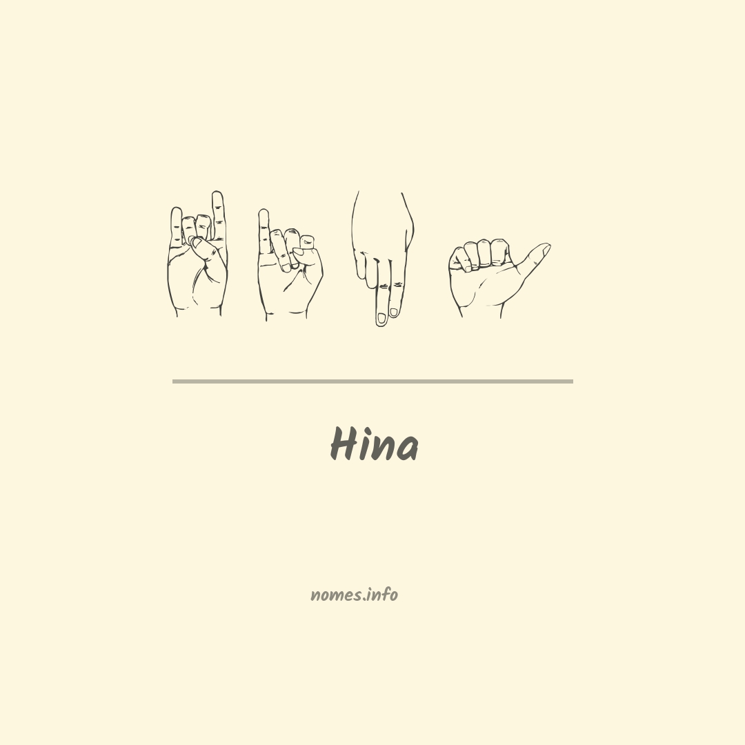 Hina em Libras