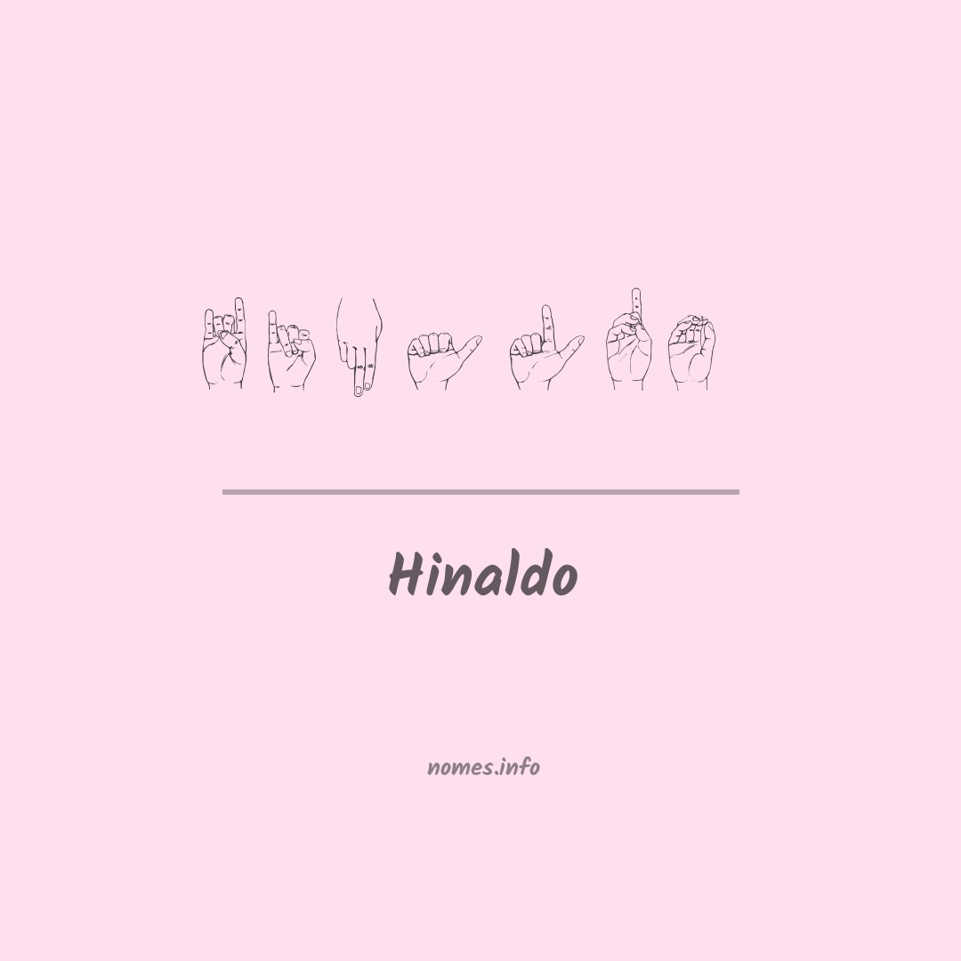 Hinaldo em Libras