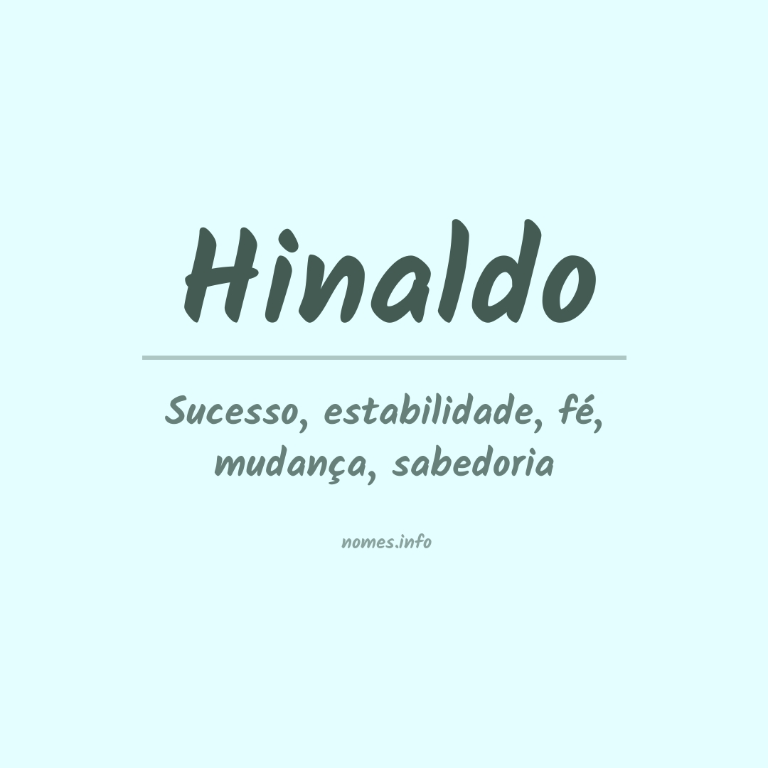 Significado do nome Hinaldo