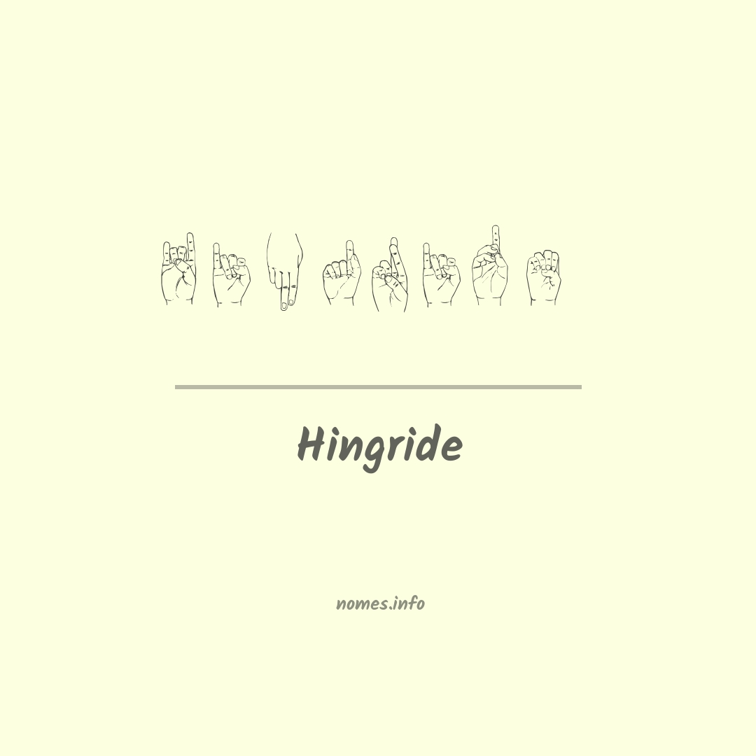 Hingride em Libras