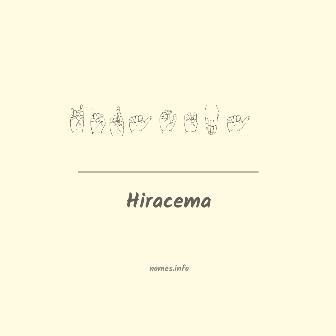 Hiracema em Libras