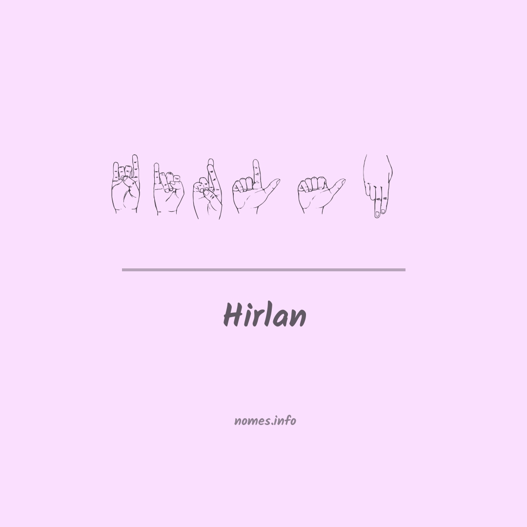 Hirlan em Libras