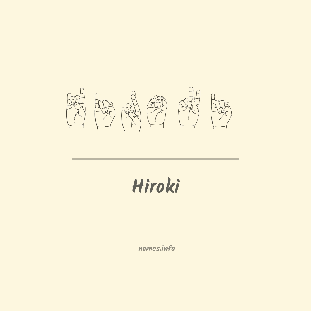 Hiroki em Libras