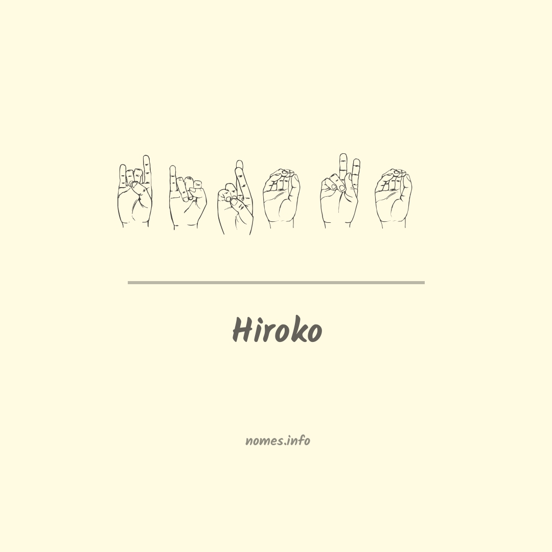 Hiroko em Libras