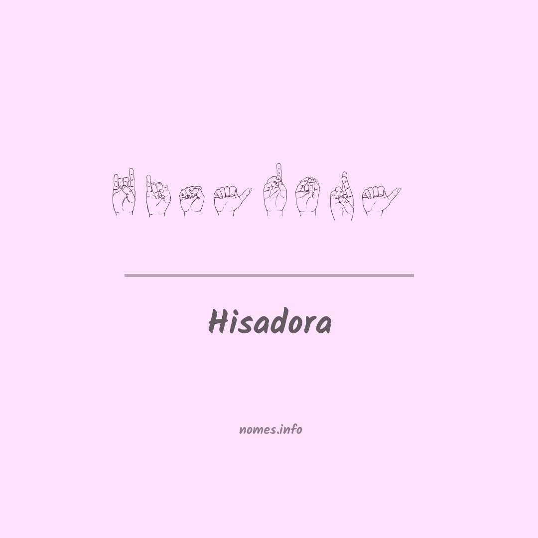 Hisadora em Libras