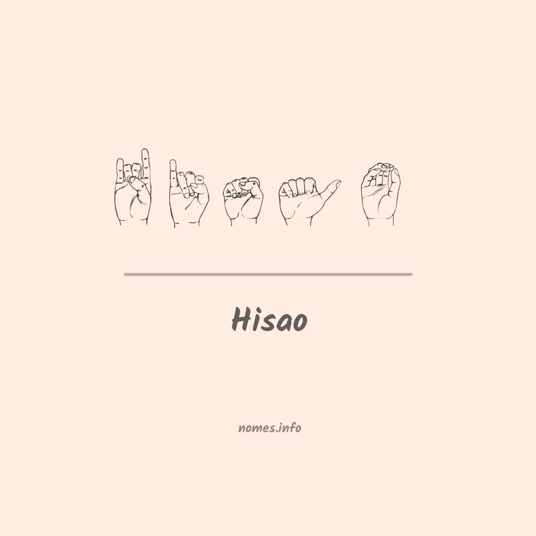 Hisao em Libras