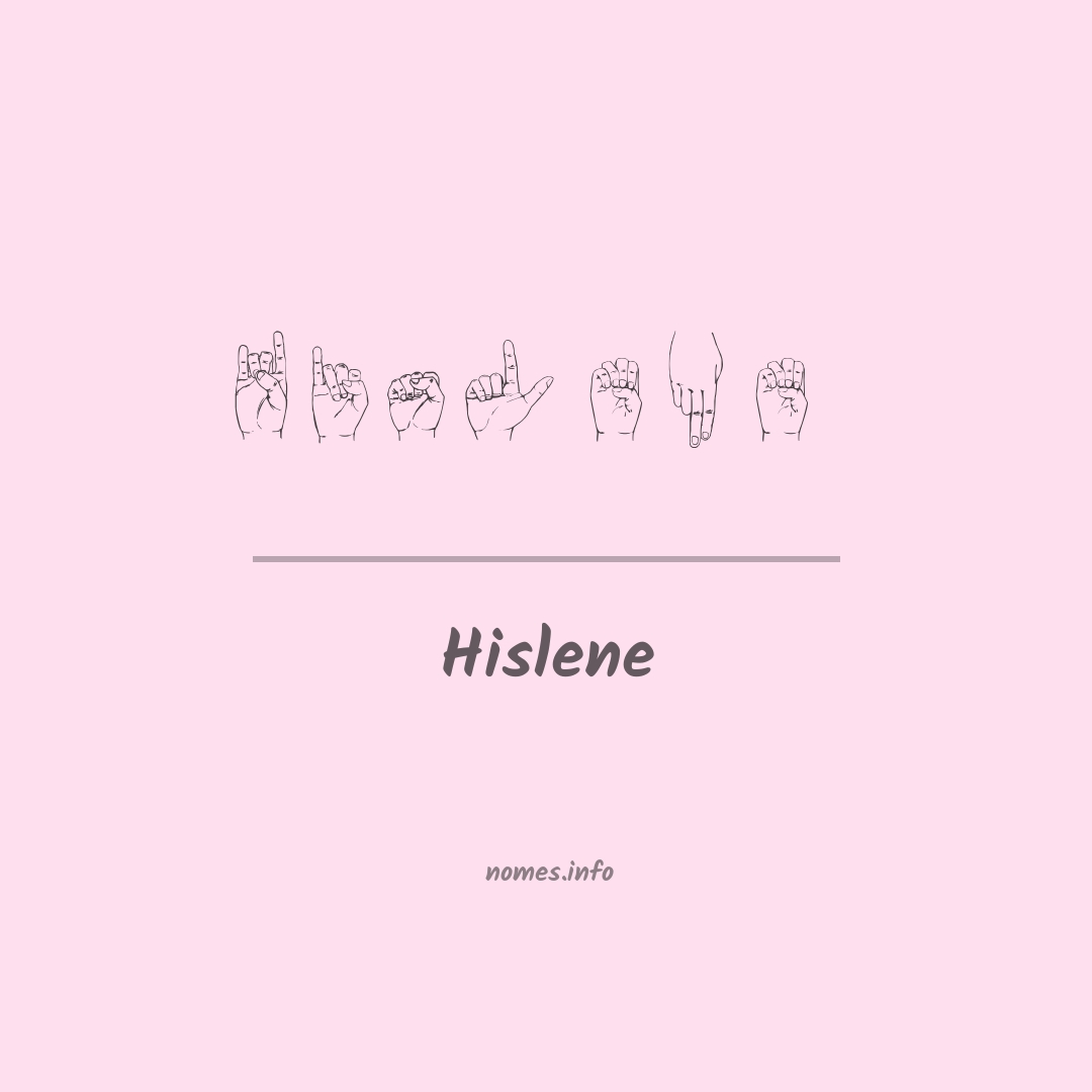 Hislene em Libras