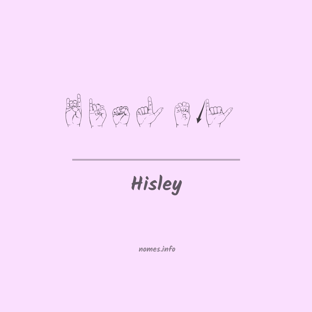 Hisley em Libras