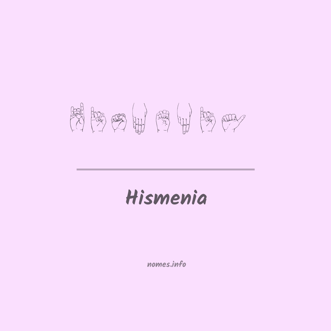 Hismenia em Libras