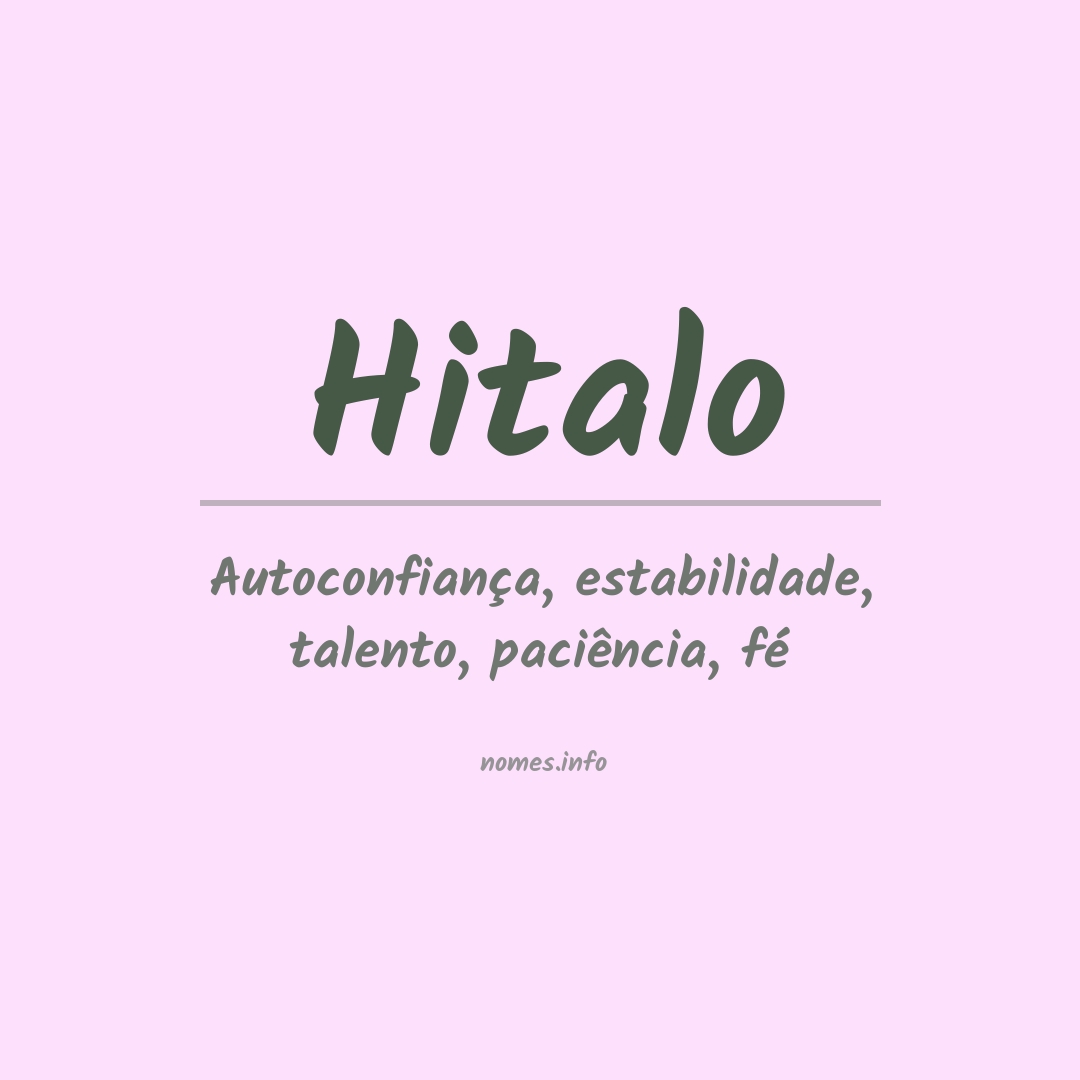 Significado do nome Hitalo