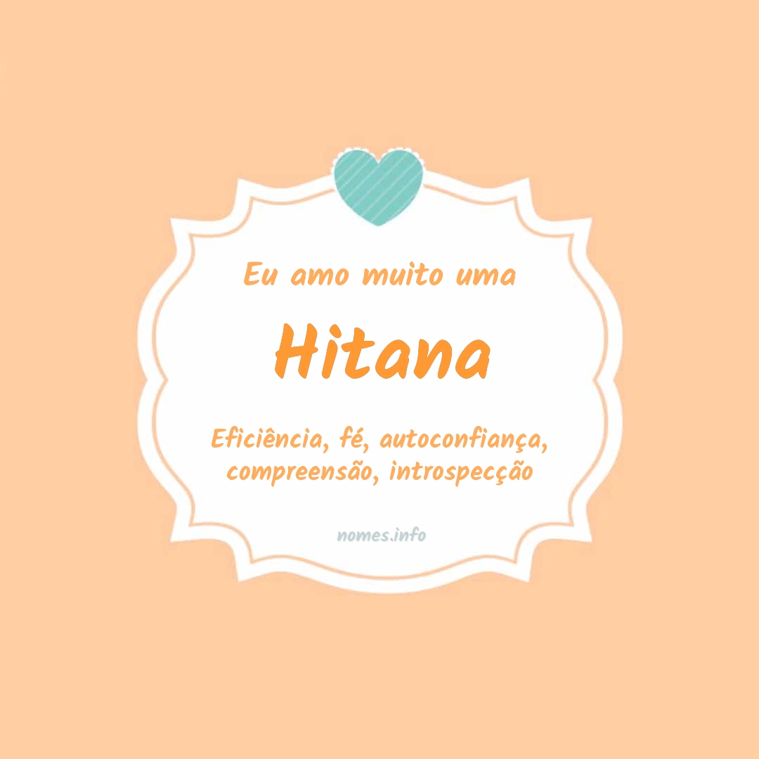 Eu amo muito Hitana