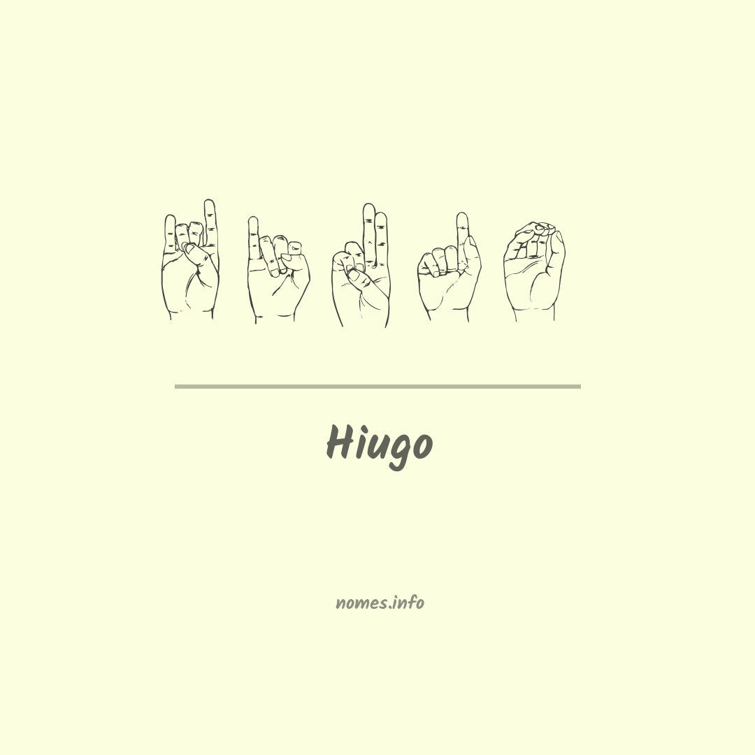 Hiugo em Libras