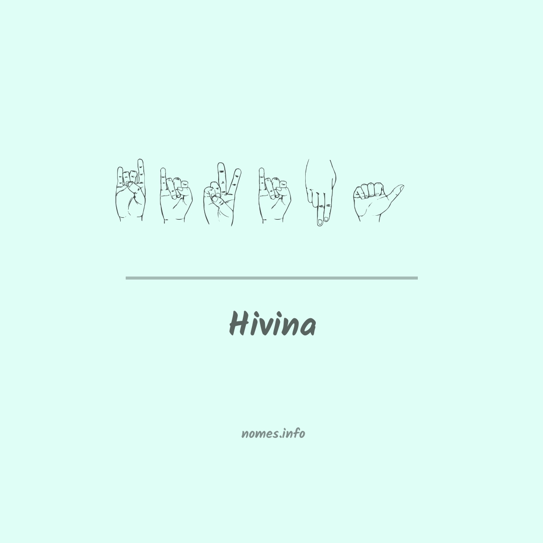 Hivina em Libras