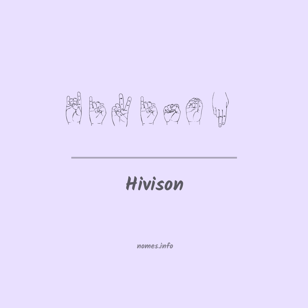 Hivison em Libras