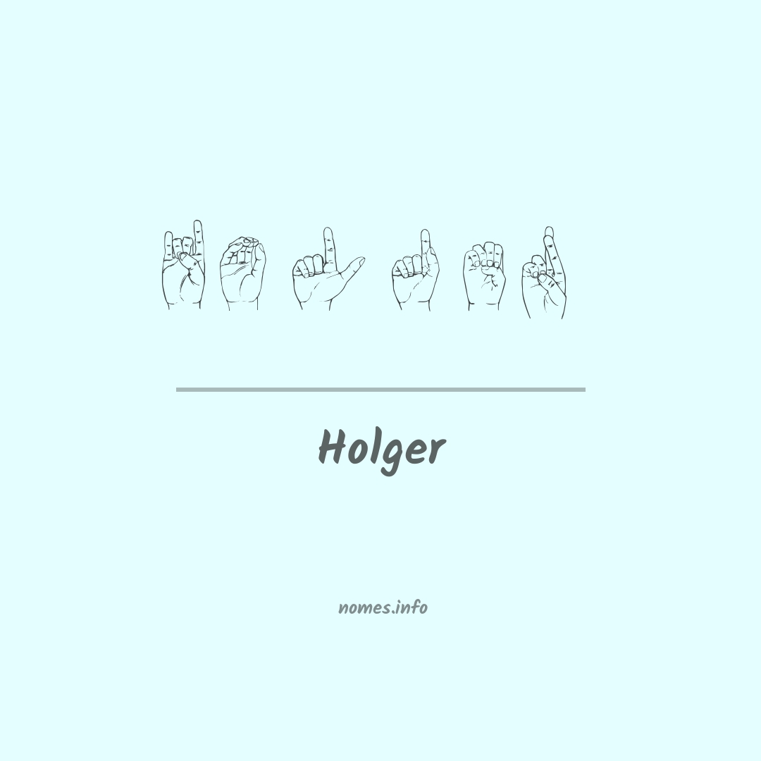 Holger em Libras