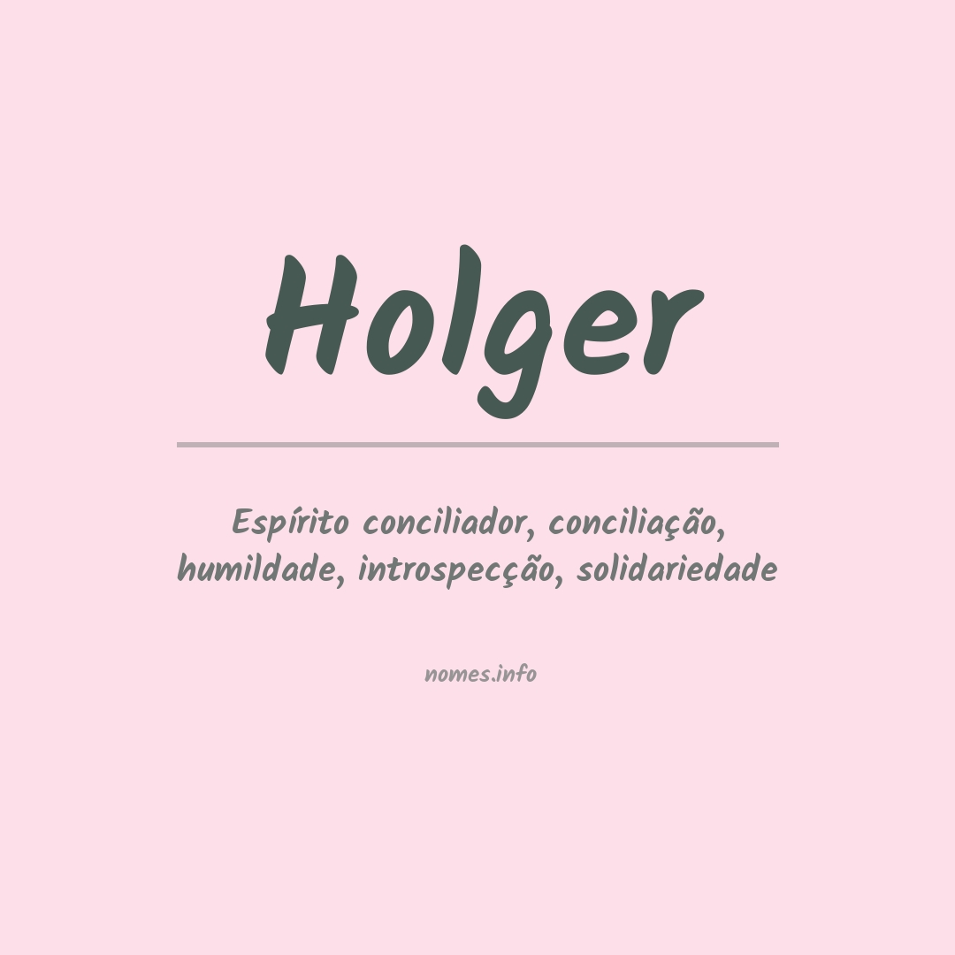 Significado do nome Holger