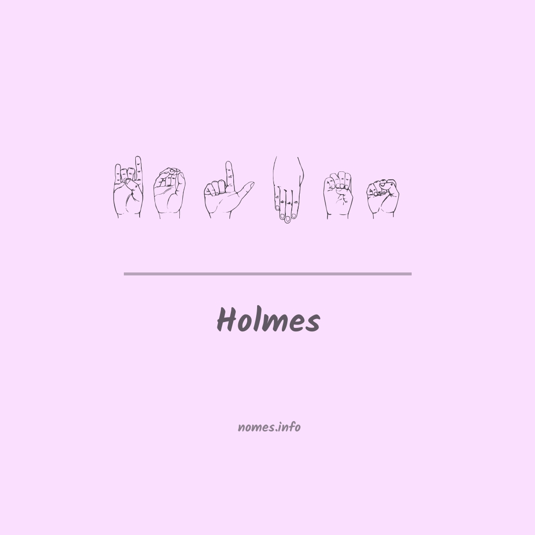 Holmes em Libras
