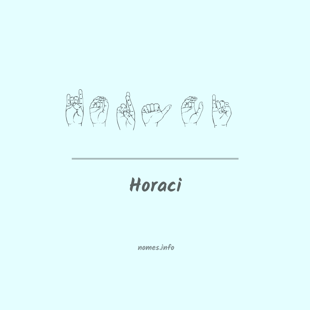 Horaci em Libras