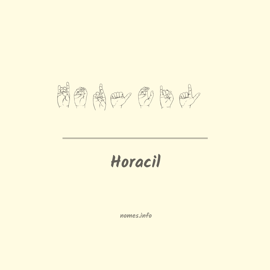Horacil em Libras