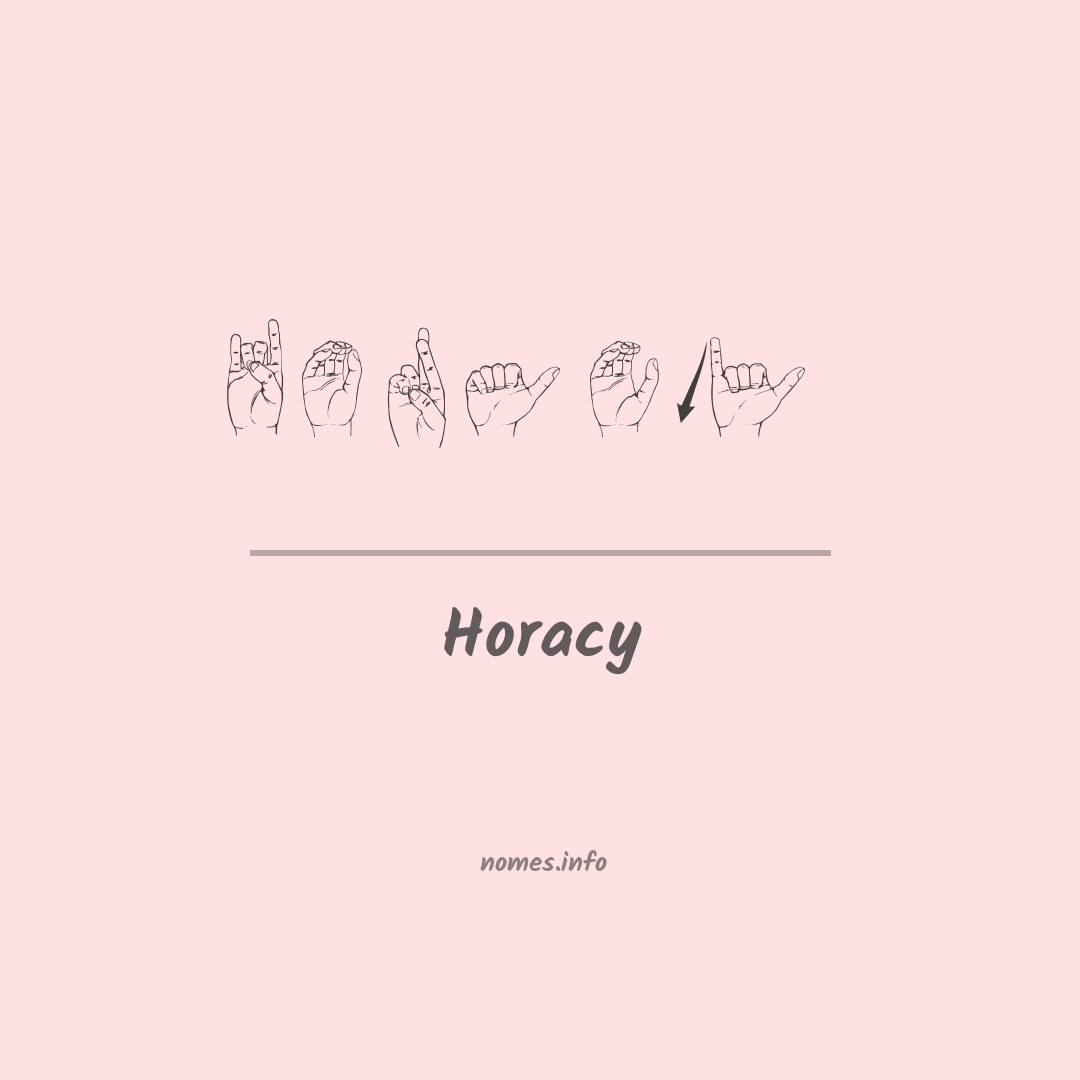 Horacy em Libras