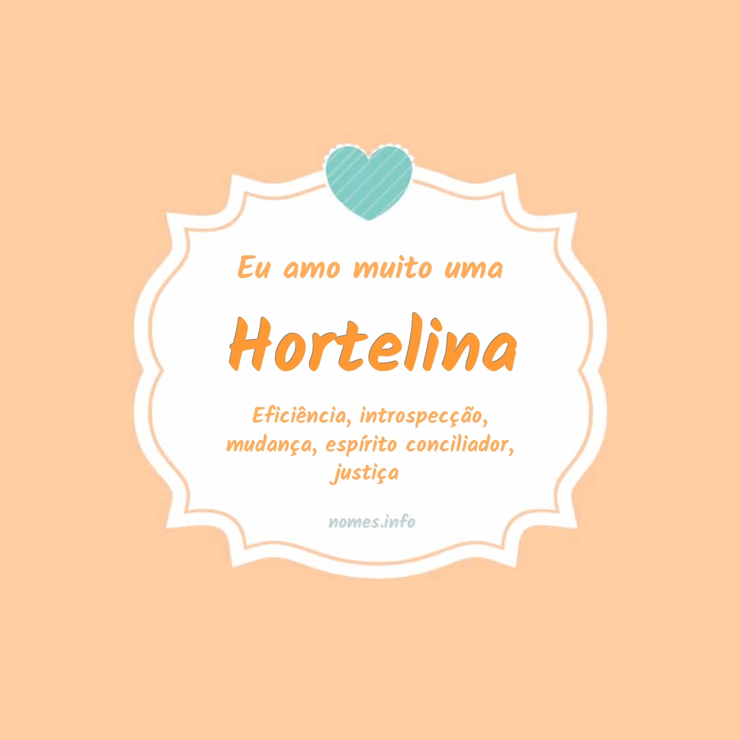 Eu amo muito Hortelina