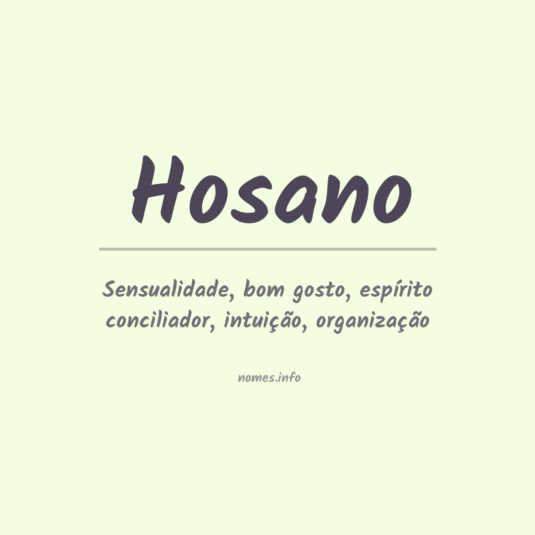 Hosano