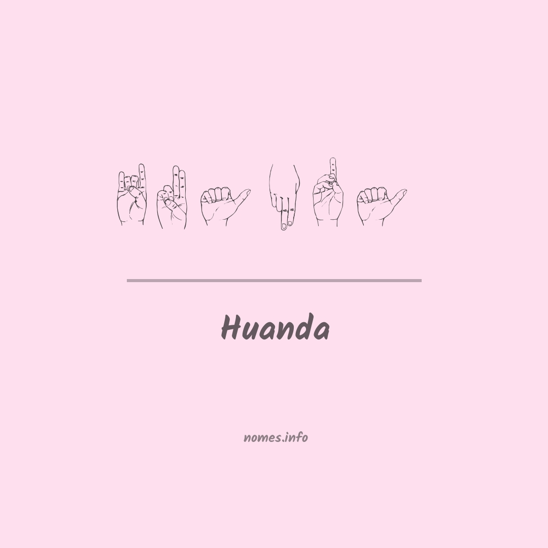 Huanda em Libras