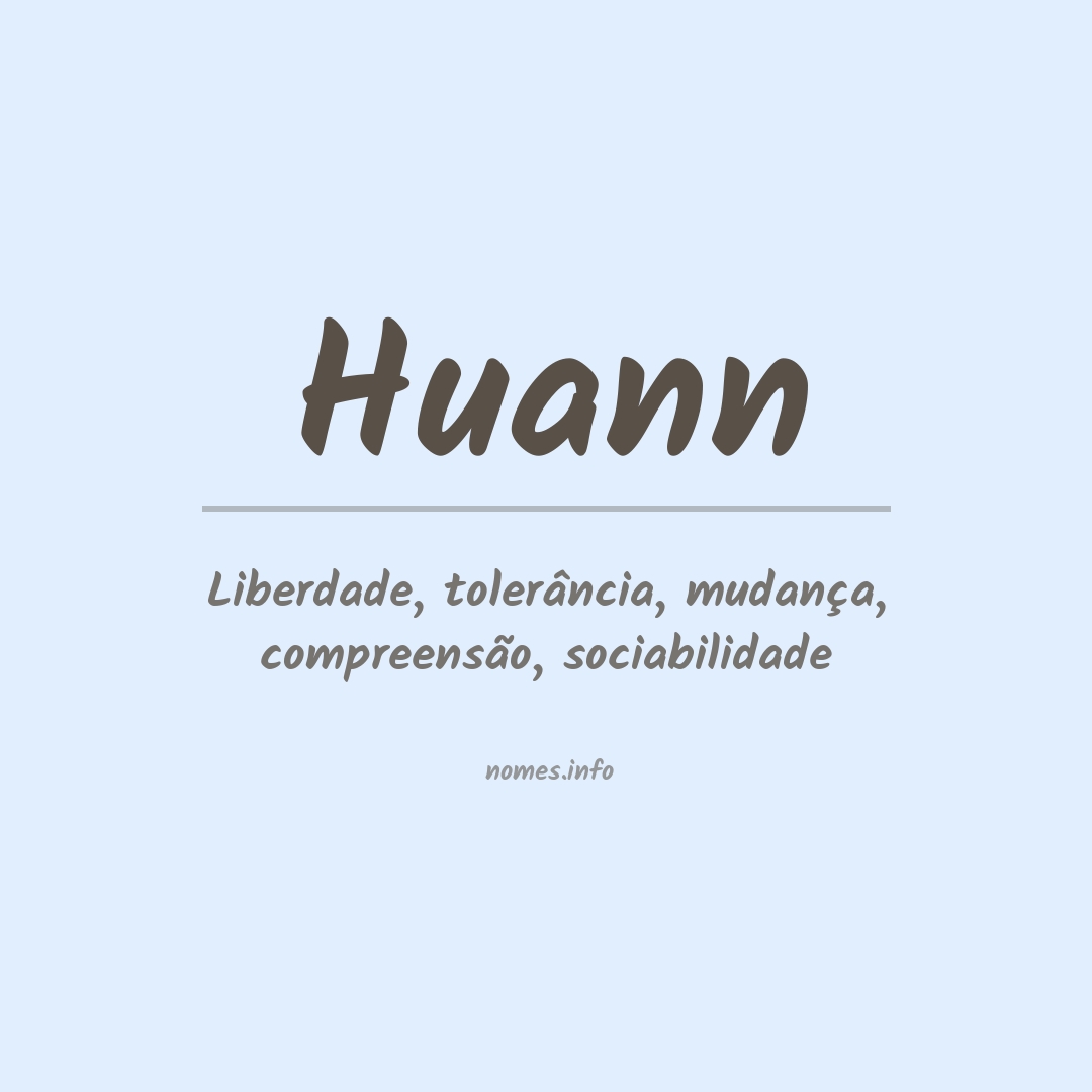 Significado do nome Huann