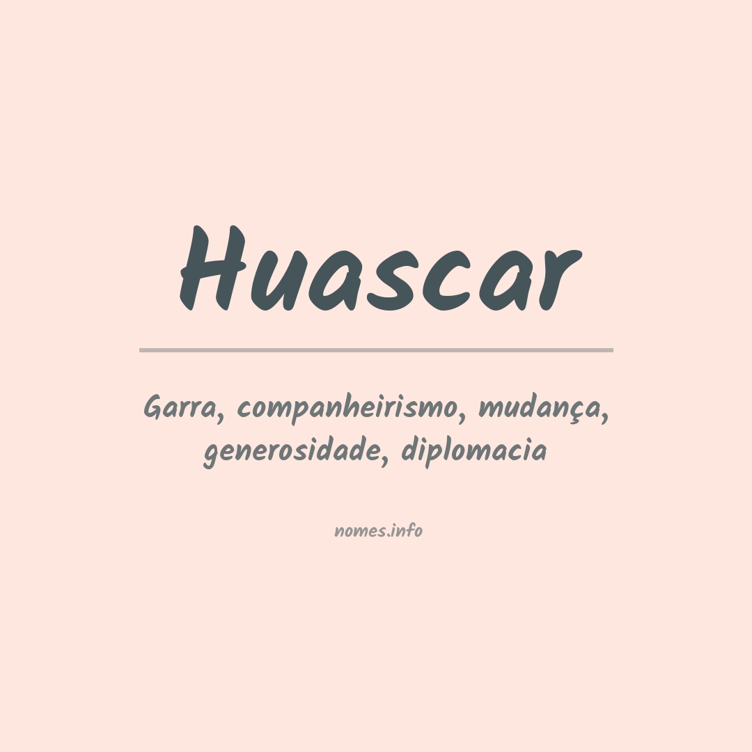 Significado do nome Huascar