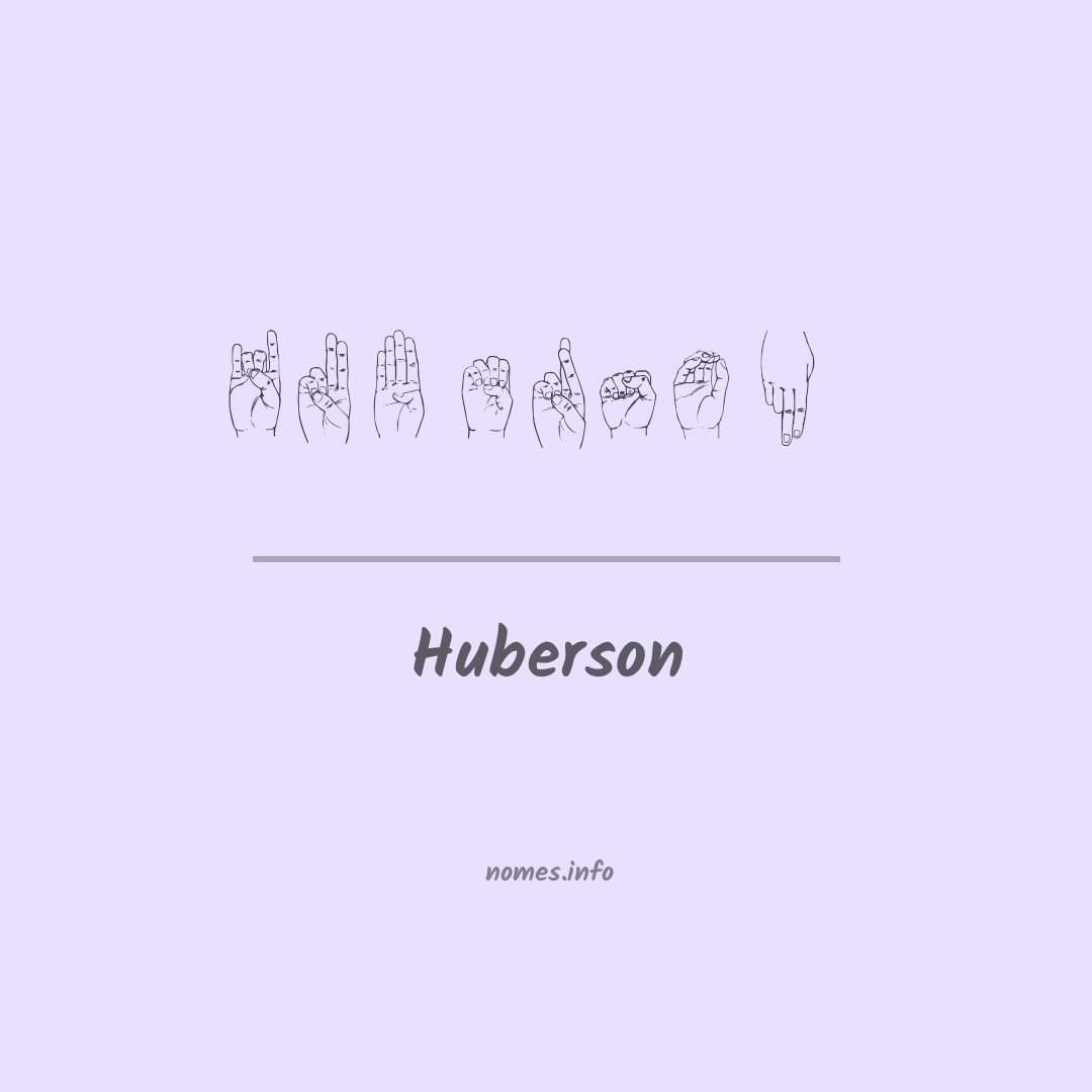 Huberson em Libras