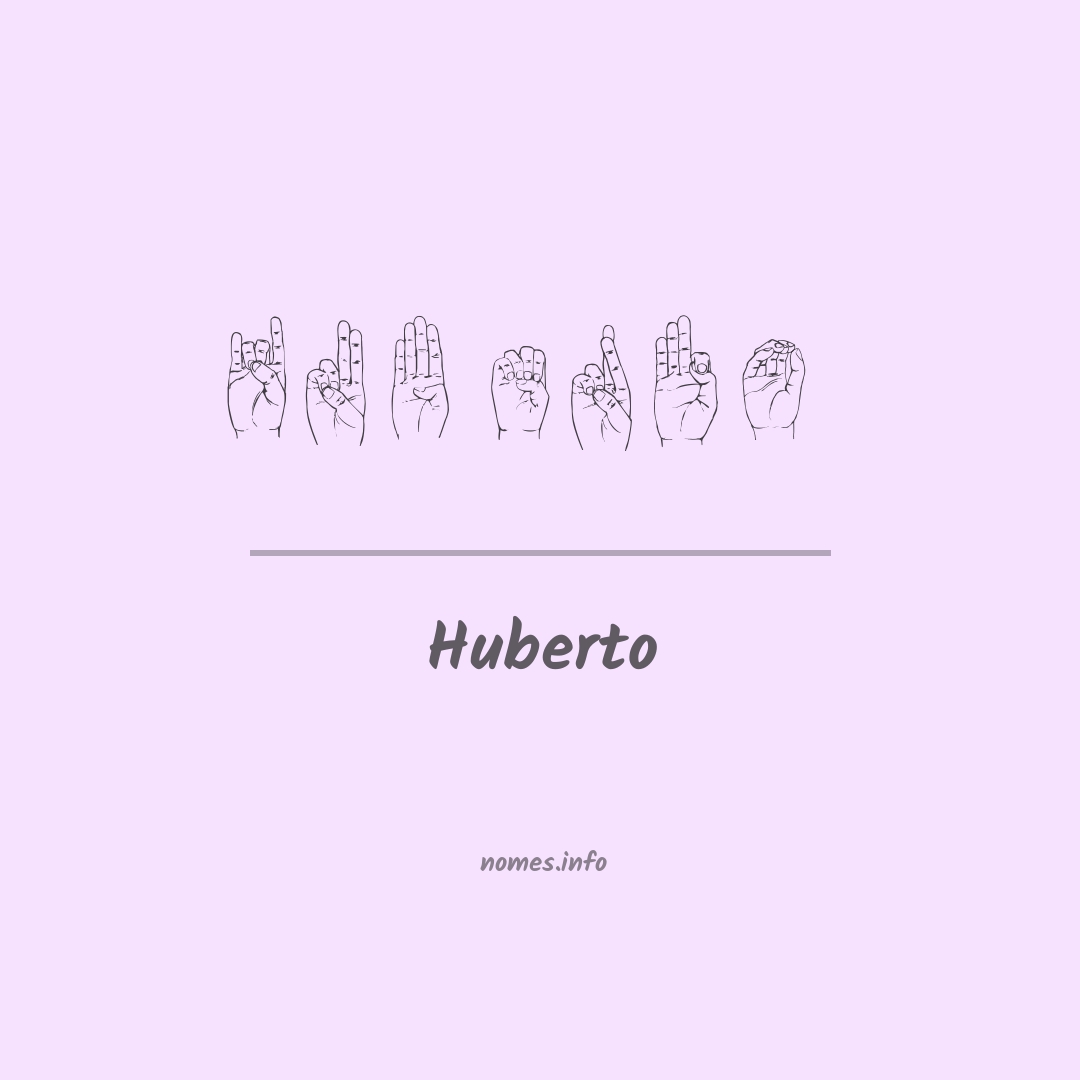 Huberto em Libras