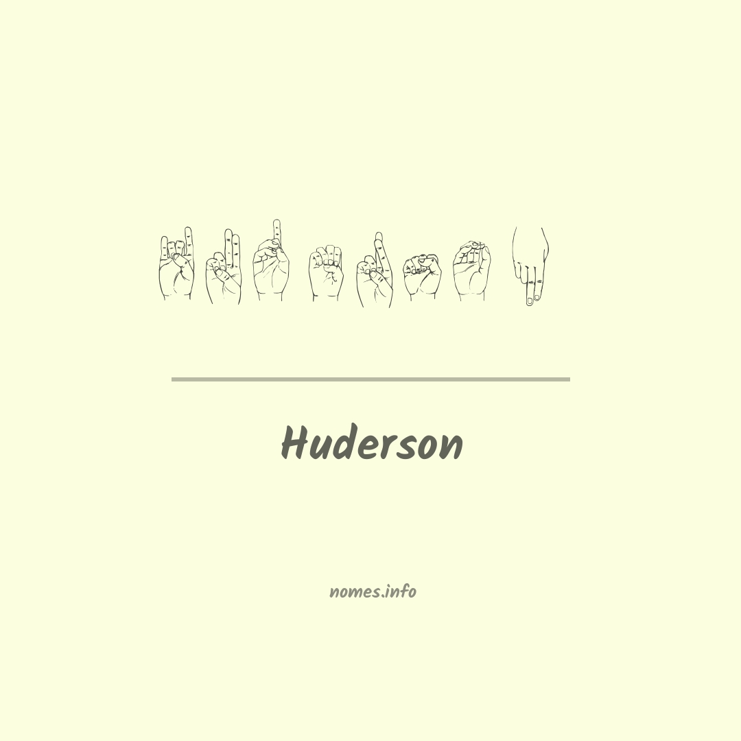 Huderson em Libras